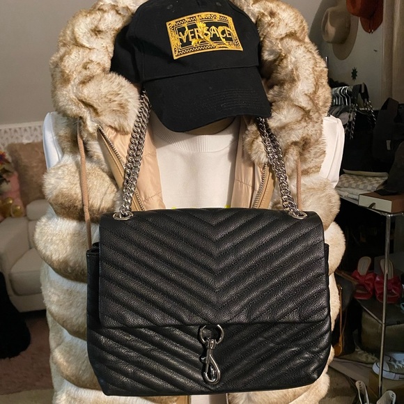 Rebecca Minkoff Handbags - Rebecca Minkoff black leather quilted bag